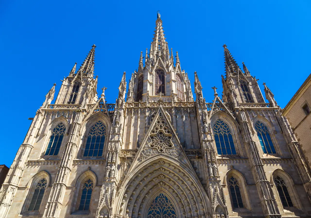 Detalle de fachada de la catedral