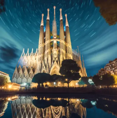 Sagrada Familia Nocturno