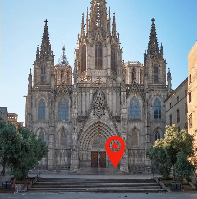 Frontal Barcelona Cathedral